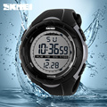 SKMEI 1025 Men Digital Watches Outdoor 3D Pedometer LED  50M Waterproof Diving Men Wristwatch Relogio